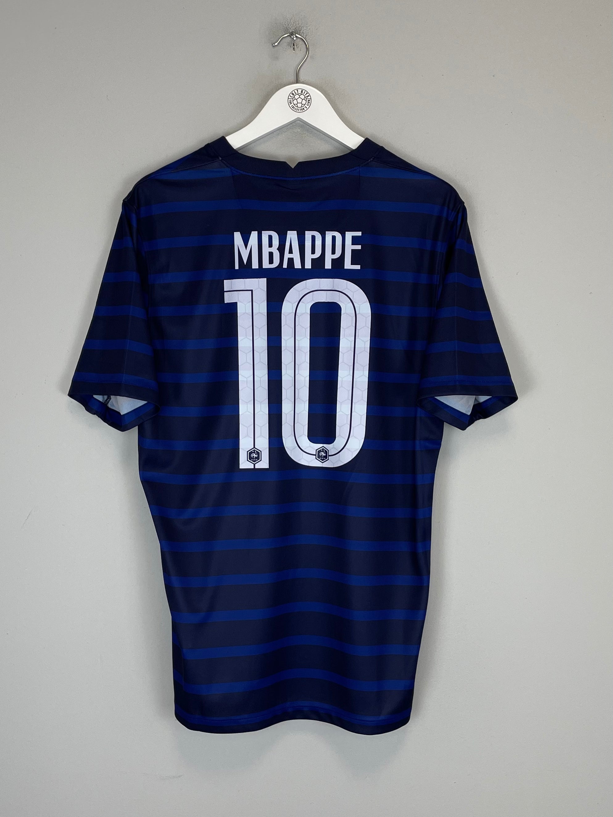 Shop 2020/21 FRANCE MBAPPE #10 HOME SHIRT (L) NIKE, classic football shirts, vintage football shirts & retro soccer jerseys at Cult Kits