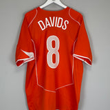 2004/06 NETHERLANDS DAVIDS #8 HOME SHIRT (XL) NIKE