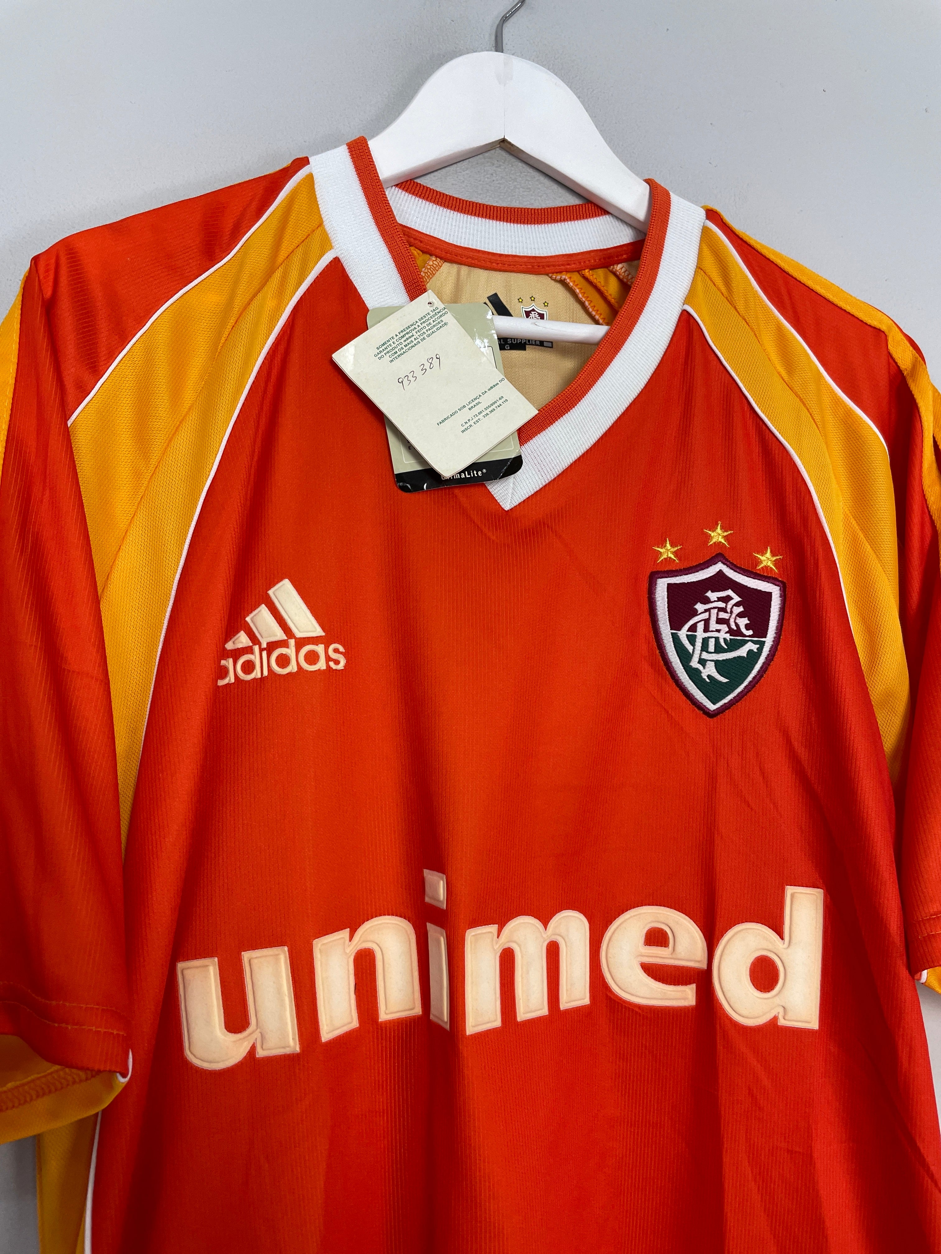 Shop 2002 FLUMINENSE *BNWT* #10 THIRD SHIRT (L) ADIDAS, classic football shirts, vintage football shirts & retro soccer jerseys at Cult Kits