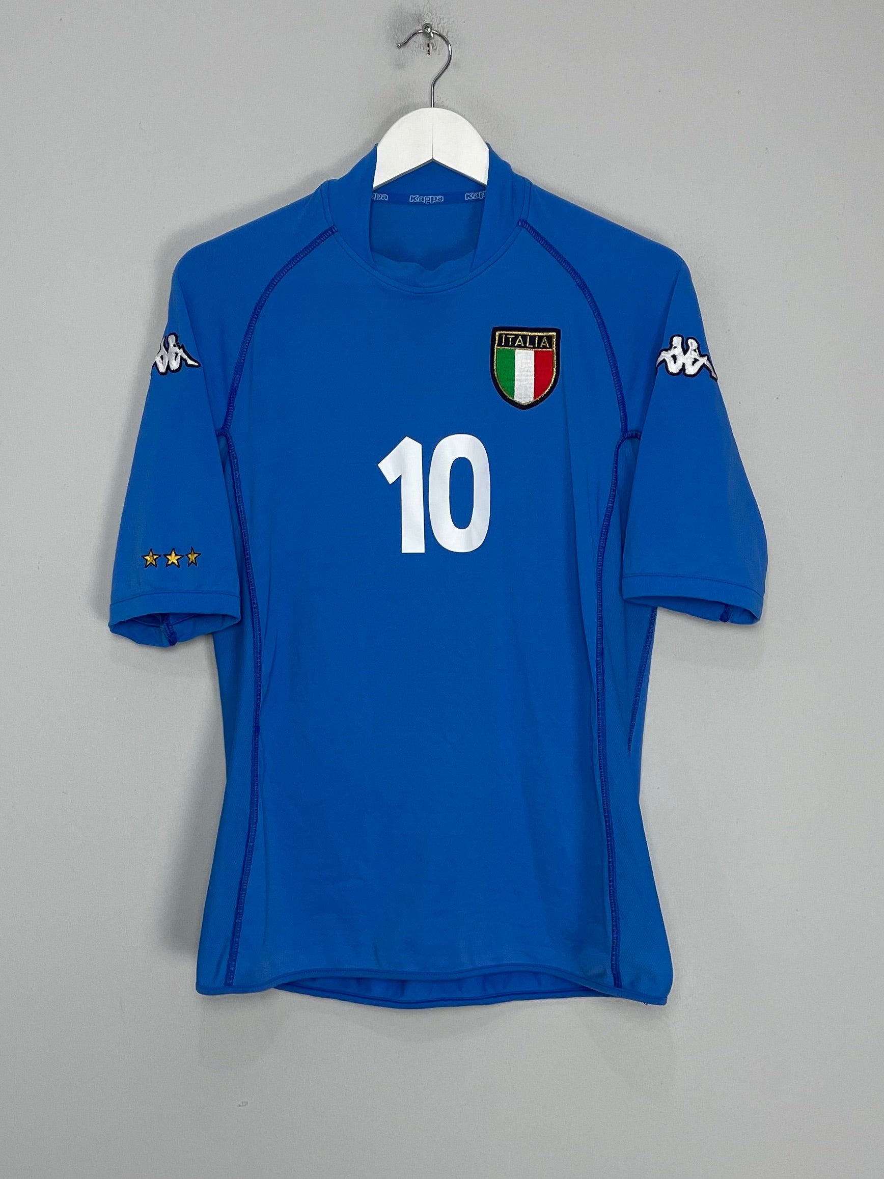 Shop 2002 ITALY DEL PIERO #10 HOME SHIRT (L) KAPPA, classic football shirts, vintage football shirts & retro soccer jerseys at Cult Kits
