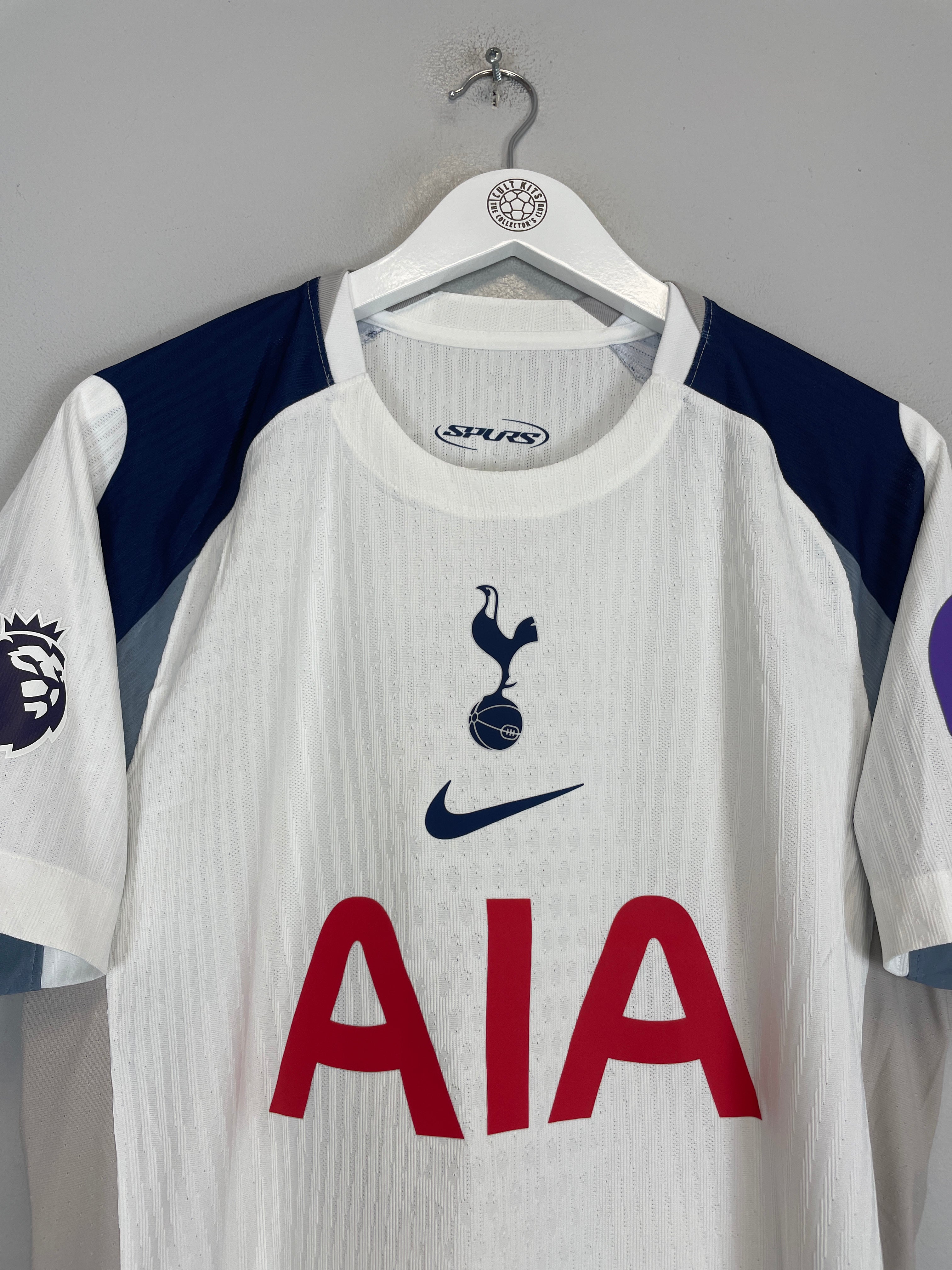 Shop 2025/26 TOTTENHAM BERGVALL #15 *AUTHENTIC* HOME SHIRT (M) NIKE, classic football shirts, vintage football shirts & retro soccer jerseys at Cult Kits
