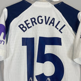 Shop 2025/26 TOTTENHAM BERGVALL #15 *AUTHENTIC* HOME SHIRT (M) NIKE, classic football shirts, vintage football shirts & retro soccer jerseys at Cult Kits
