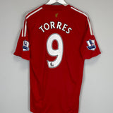 Shop 2008/10 LIVERPOOL TORRES #9 HOME SHIRT (M) ADIDAS, classic football shirts, vintage football shirts & retro soccer jerseys at Cult Kits