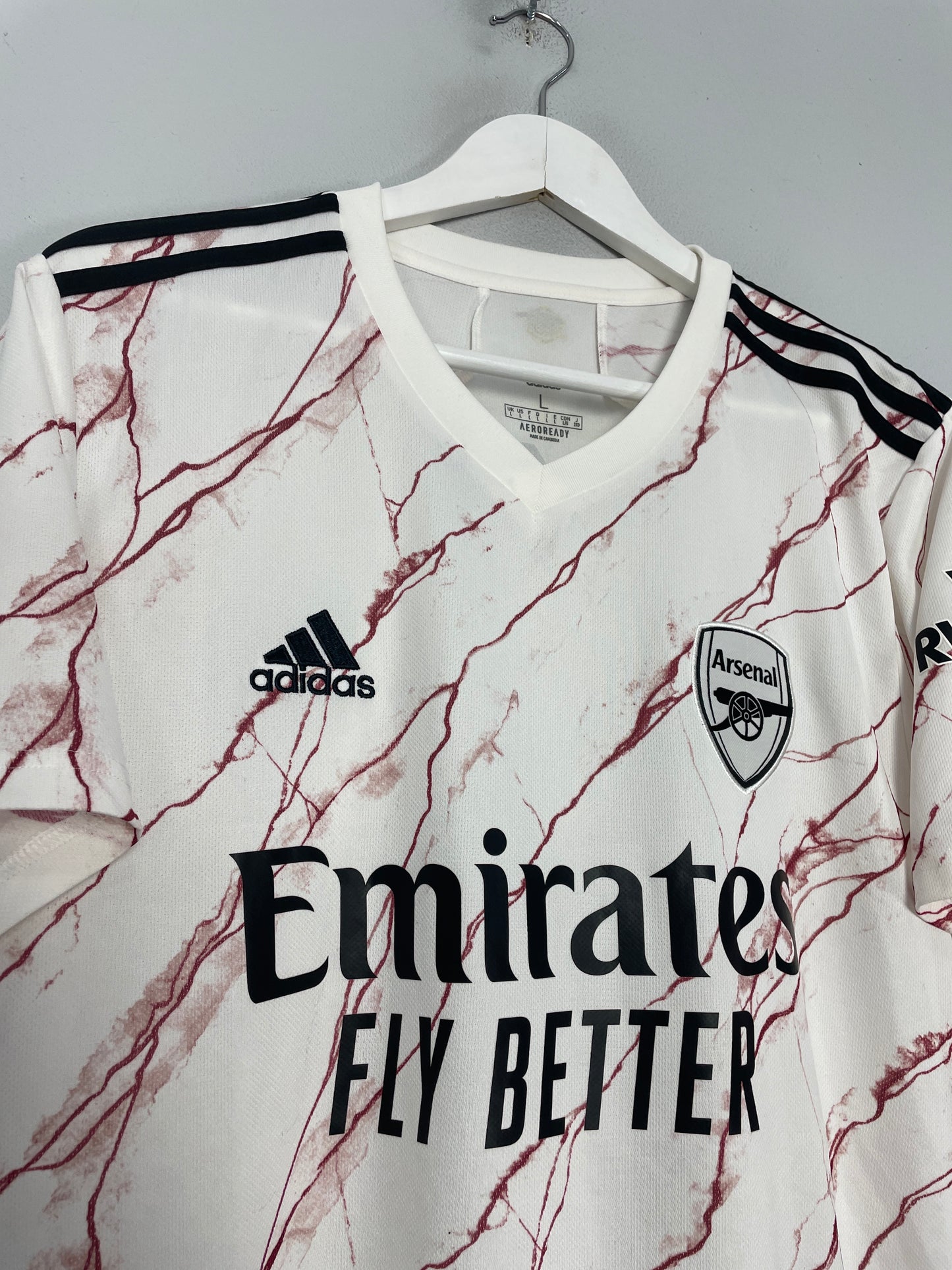 2020/21 ARSENAL AUBAMEYANG #14 AWAY SHIRT (L) ADIDAS