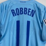 Shop 2008/10 NETHERLANDS ROBBEN #11 *BNWT* MATCH ISSUE AWAY SHIRT (XL) NIKE, classic football shirts, vintage football shirts & retro soccer jerseys at Cult Kits
