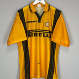 Shop 1996/97 INTER MILAN ZAMORANO #9 THIRD SHIRT (L) UMBRO, classic football shirts, vintage football shirts & retro soccer jerseys at Cult Kits