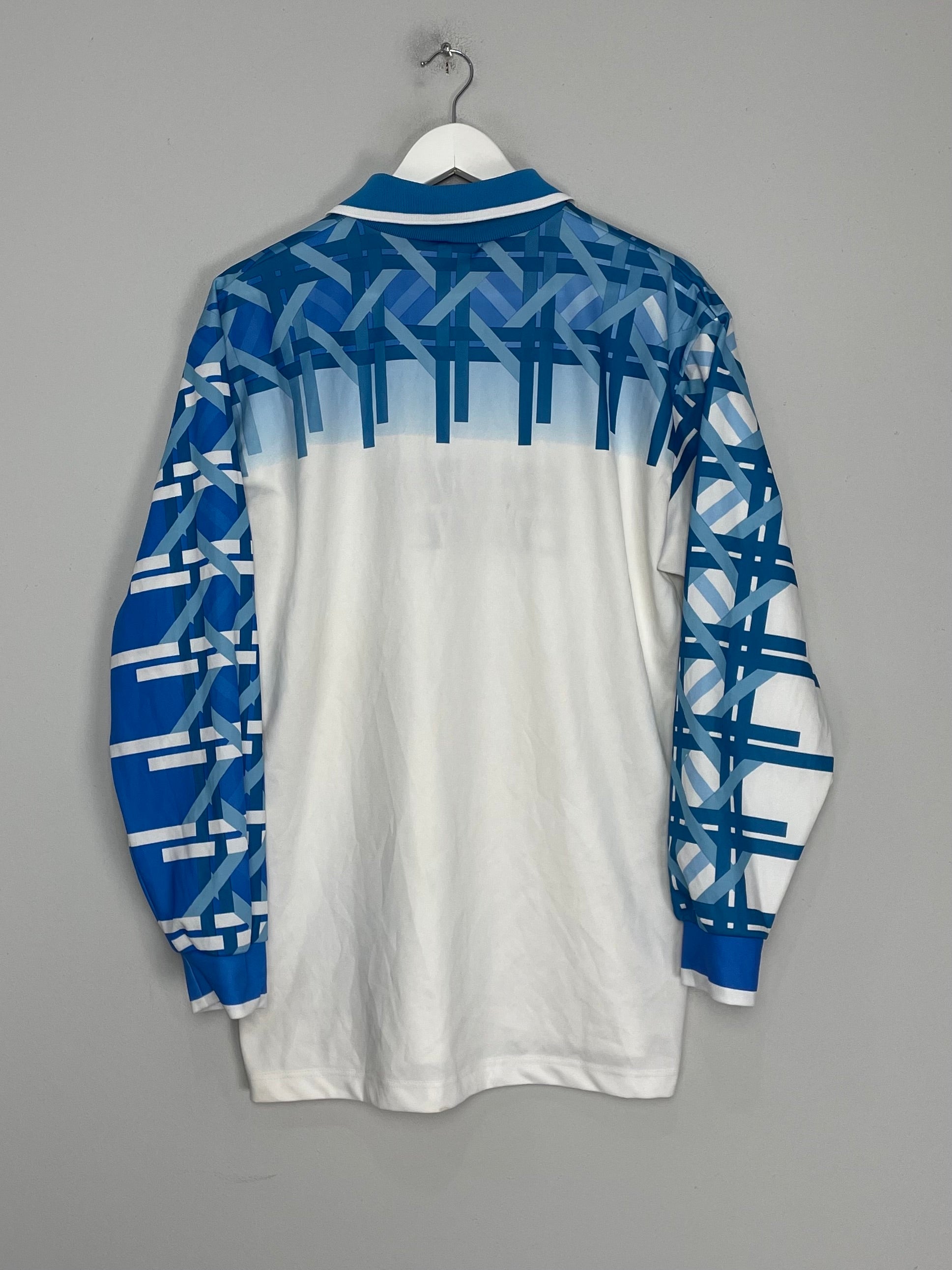 Shop 1994/96 NAPOLI L/S AWAY SHIRT (L) LOTTO, classic football shirts, vintage football shirts & retro soccer jerseys at Cult Kits