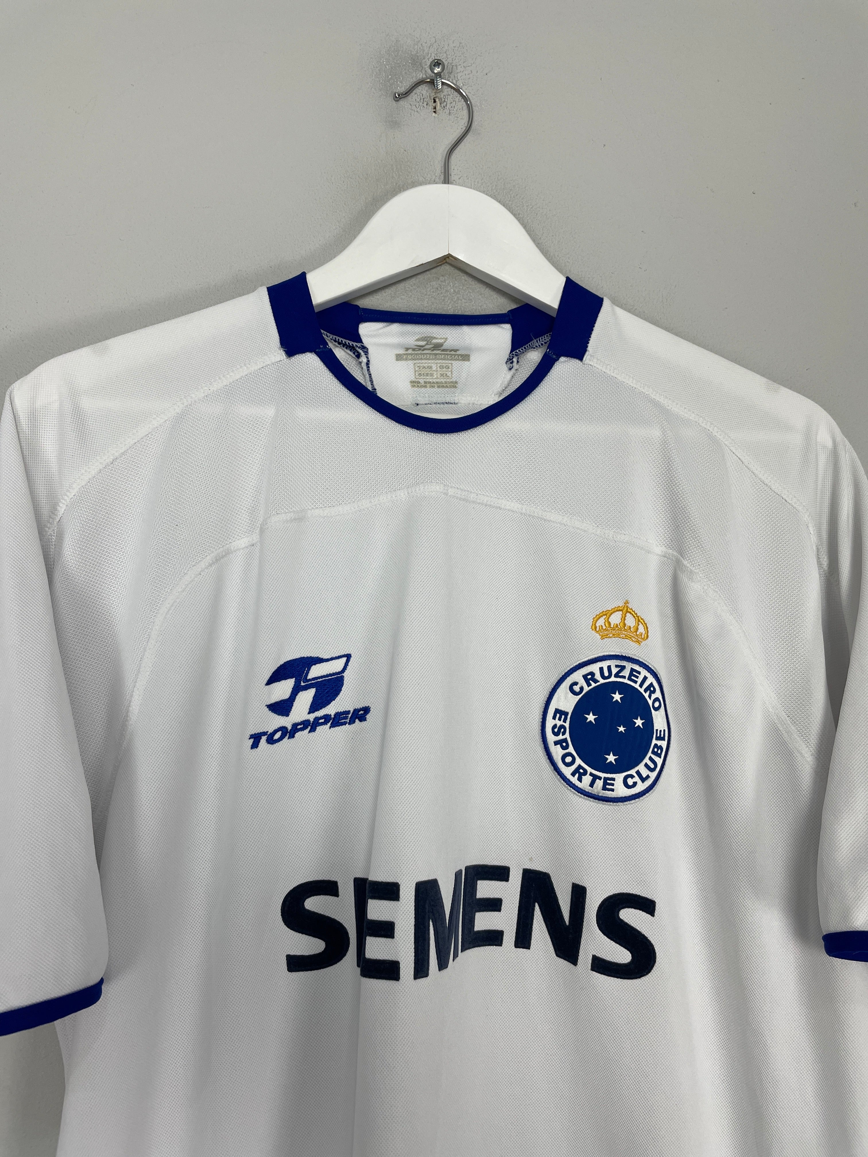 Shop 2005/06 CRUZEIRO #9 AWAY SHIRT (XL) TOPPER, classic football shirts, vintage football shirts & retro soccer jerseys at Cult Kits