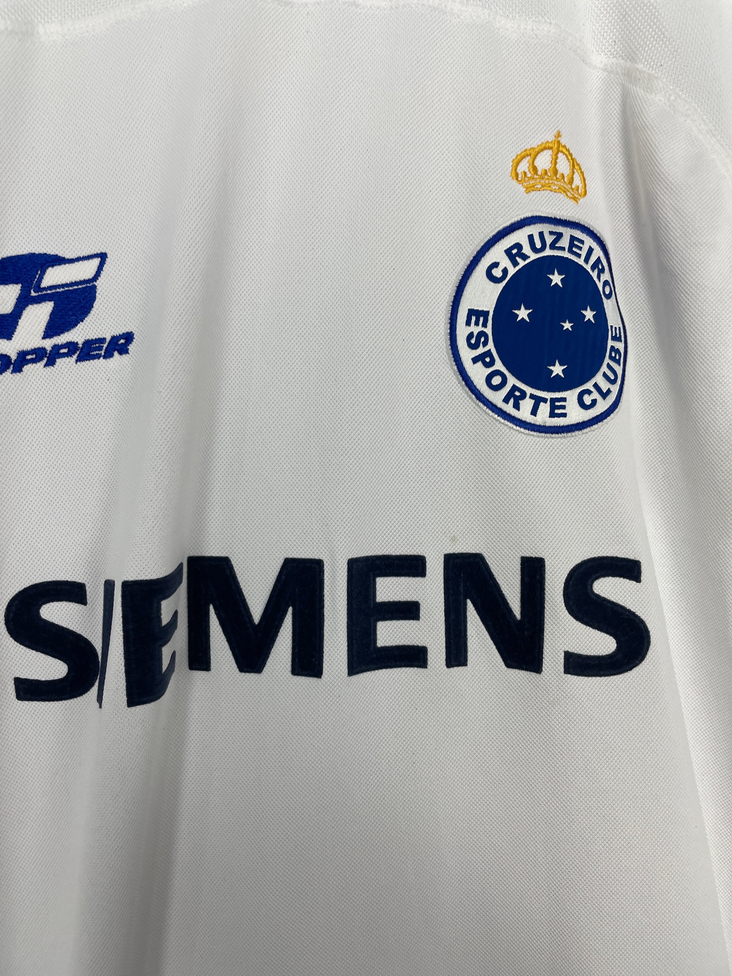 Shop 2005/06 CRUZEIRO #9 AWAY SHIRT (XL) TOPPER, classic football shirts, vintage football shirts & retro soccer jerseys at Cult Kits