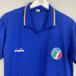 Shop 1986/90 ITALY HOME SHIRT (L) DIADORA, classic football shirts, vintage football shirts & retro soccer jerseys at Cult Kits