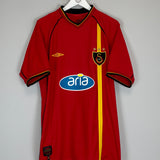 2002/03 GALATASARAY XAVIER #12 AWAY SHIRT (XL) UMBRO