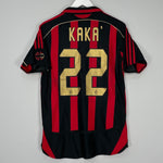 Shop 2006/07 AC MILAN KAKA #22 HOME SHIRT (S) ADIDAS, classic football shirts, vintage football shirts & retro soccer jerseys at Cult Kits