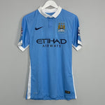 Shop 2015/16 MANCHESTER CITY SILVA #21 *MATCH ISSUE + SIGNED* HOME SHIRT (M) NIKE, classic football shirts, vintage football shirts & retro soccer jerseys at Cult Kits