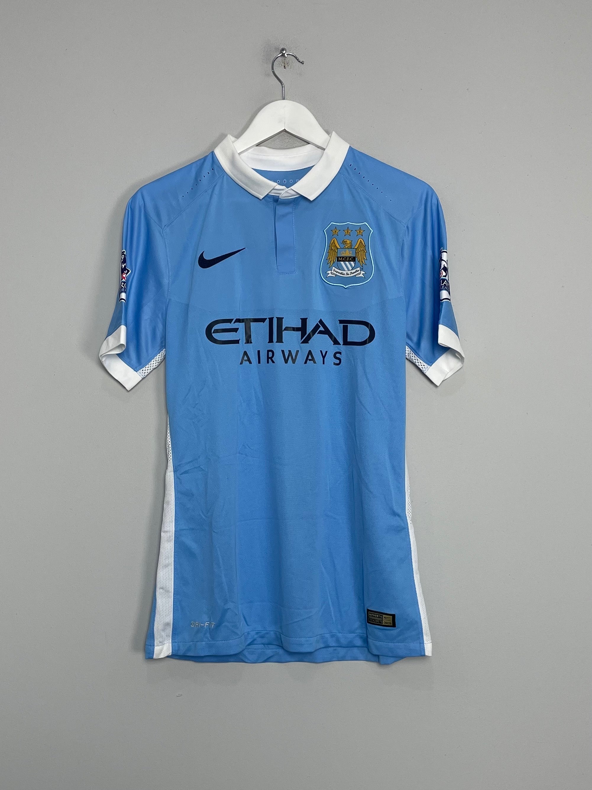 Shop 2015/16 MANCHESTER CITY SILVA #21 *MATCH ISSUE + SIGNED* HOME SHIRT (M) NIKE, classic football shirts, vintage football shirts & retro soccer jerseys at Cult Kits