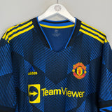 2021/22 MANCHESTER UNITED B.FERNANDES #18 *AUTHENTIC* THIRD SHIRT (XXL) ADIDAS