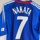 Shop 2004/05 JAPAN NAKATA #7 *PLAYER ISSUE* BNWT HOME SHIRT (L) ADIDAS, classic football shirts, vintage football shirts & retro soccer jerseys at Cult Kits