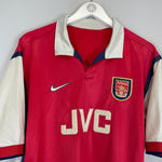 Shop 1998/99 ARSENAL HOME SHIRT (L) NIKE, classic football shirts, vintage football shirts & retro soccer jerseys at Cult Kits