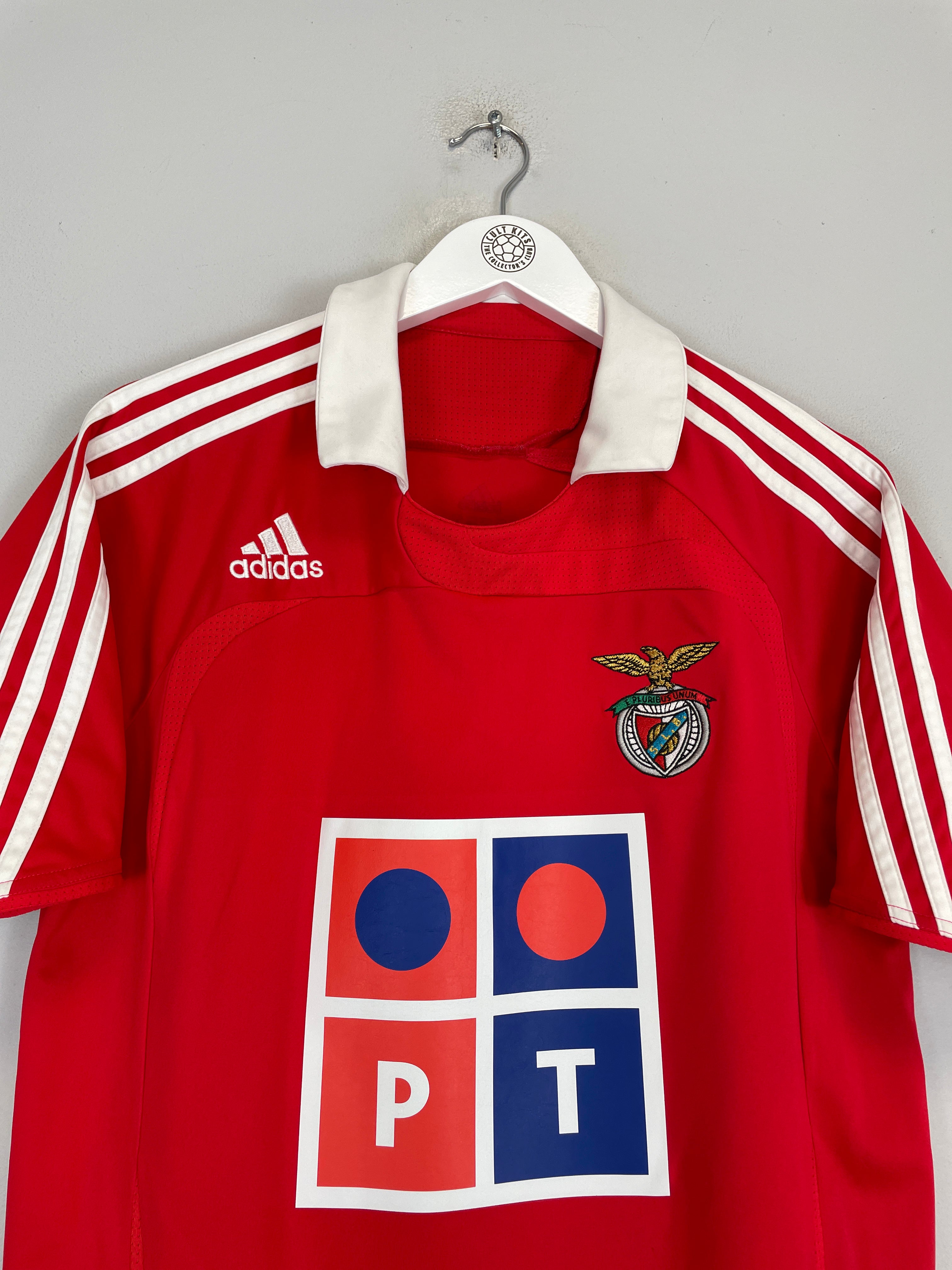 Shop 2007/08 BENFICA RUI COSTA #10 HOME SHIRT (M) ADIDAS, classic football shirts, vintage football shirts & retro soccer jerseys at Cult Kits