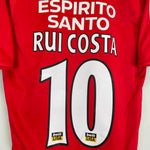 Shop 2007/08 BENFICA RUI COSTA #10 HOME SHIRT (M) ADIDAS, classic football shirts, vintage football shirts & retro soccer jerseys at Cult Kits