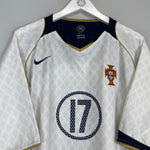 Shop 2004/06 PORTUGAL C.RONALDO #17 AWAY SHIRT (XXL) NIKE, classic football shirts, vintage football shirts & retro soccer jerseys at Cult Kits