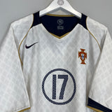 Shop 2004/06 PORTUGAL C.RONALDO #17 AWAY SHIRT (XXL) NIKE, classic football shirts, vintage football shirts & retro soccer jerseys at Cult Kits