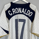 Shop 2004/06 PORTUGAL C.RONALDO #17 AWAY SHIRT (XXL) NIKE, classic football shirts, vintage football shirts & retro soccer jerseys at Cult Kits