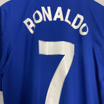 Shop 2008/09 MANCHESTER UNITED RONALDO #7 *40 YEAR* THIRD SHIRT (L) NIKE, classic football shirts, vintage football shirts & retro soccer jerseys at Cult Kits