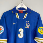 Shop 1996 ITALY MALDINI #3 HOME SHIRT (L) NIKE, classic football shirts, vintage football shirts & retro soccer jerseys at Cult Kits