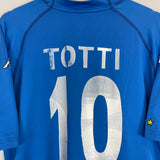 2002 ITALY TOTTI #10 HOME SHIRT (XL) KAPPA