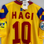 Shop 1996/98 ROMANIA HAGI #10 *BNWT* HOME SHIRT (L) ADIDAS, classic football shirts, vintage football shirts & retro soccer jerseys at Cult Kits