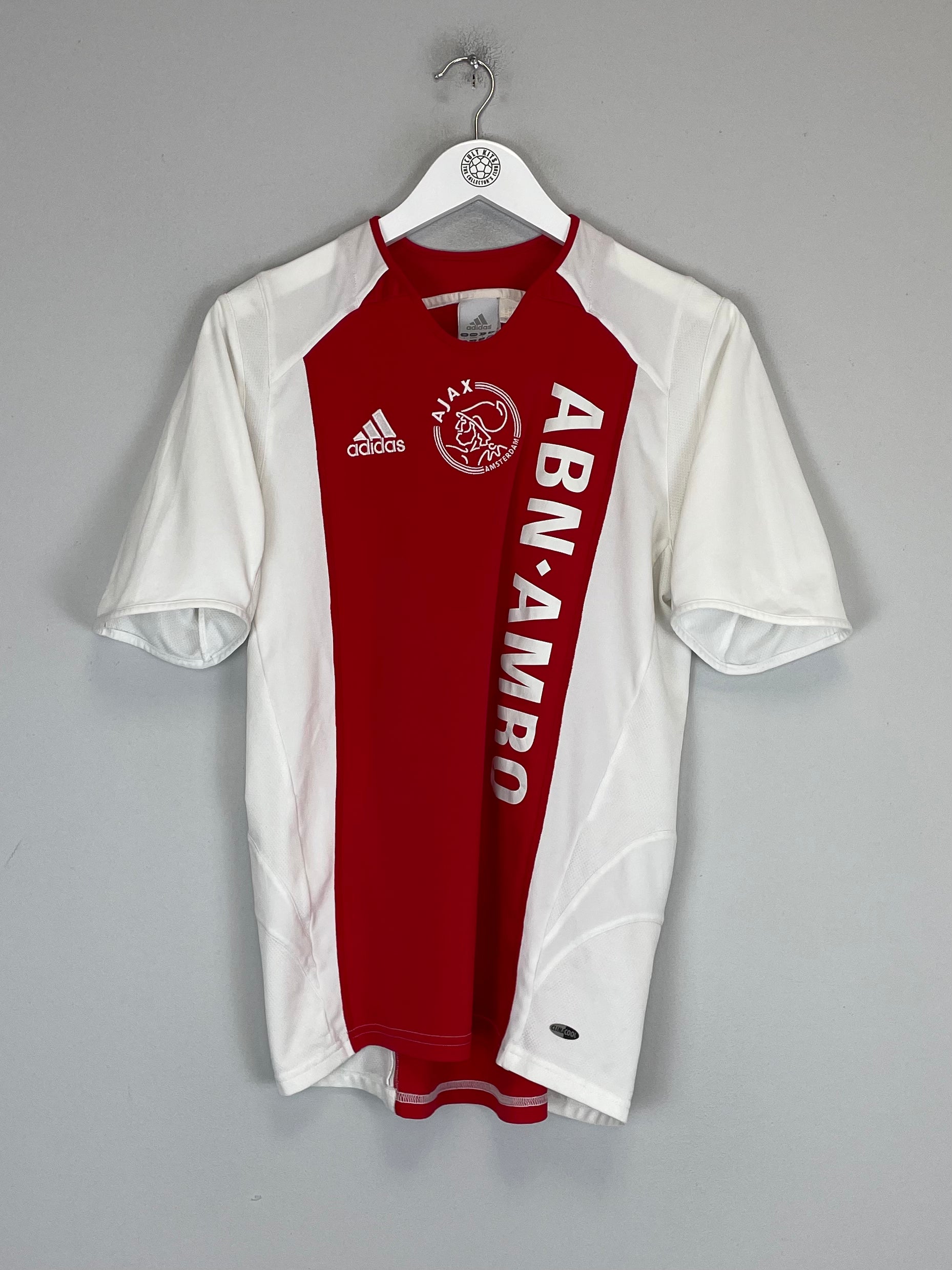 Shop 2005/06 AJAX HOME SHIRT (S) ADIDAS, classic football shirts, vintage football shirts & retro soccer jerseys at Cult Kits