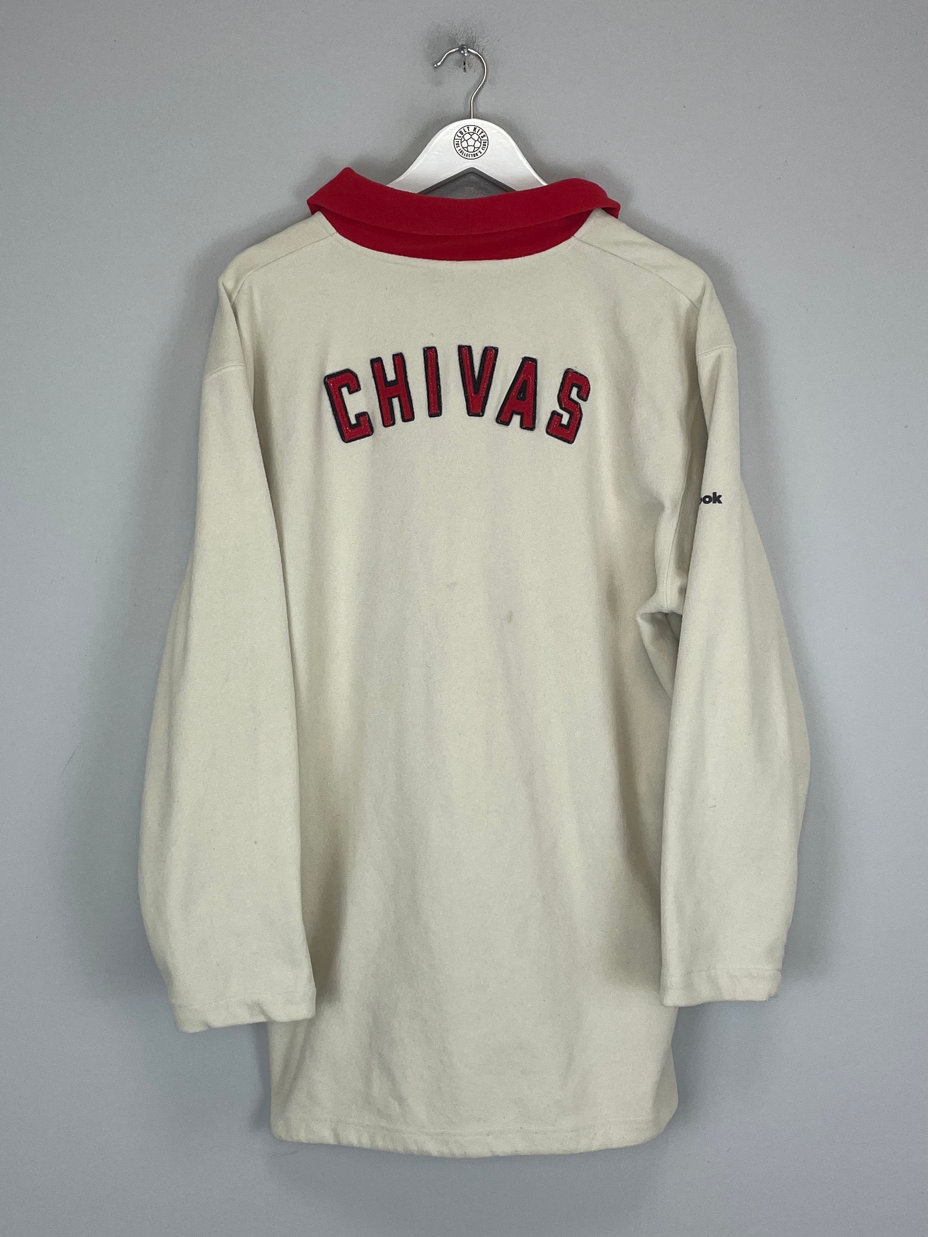 Shop 2006 CHIVAS GUADALAJARA 1/4 ZIP FLEECE (L) REEBOK, classic football shirts, vintage football shirts & retro soccer jerseys at Cult Kits