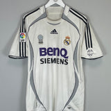 Shop 2006/07 REAL MADRID RONALDO #9 HOME SHIRT (M) ADIDAS, classic football shirts, vintage football shirts & retro soccer jerseys at Cult Kits