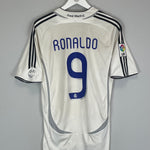 Shop 2006/07 REAL MADRID RONALDO #9 HOME SHIRT (M) ADIDAS, classic football shirts, vintage football shirts & retro soccer jerseys at Cult Kits