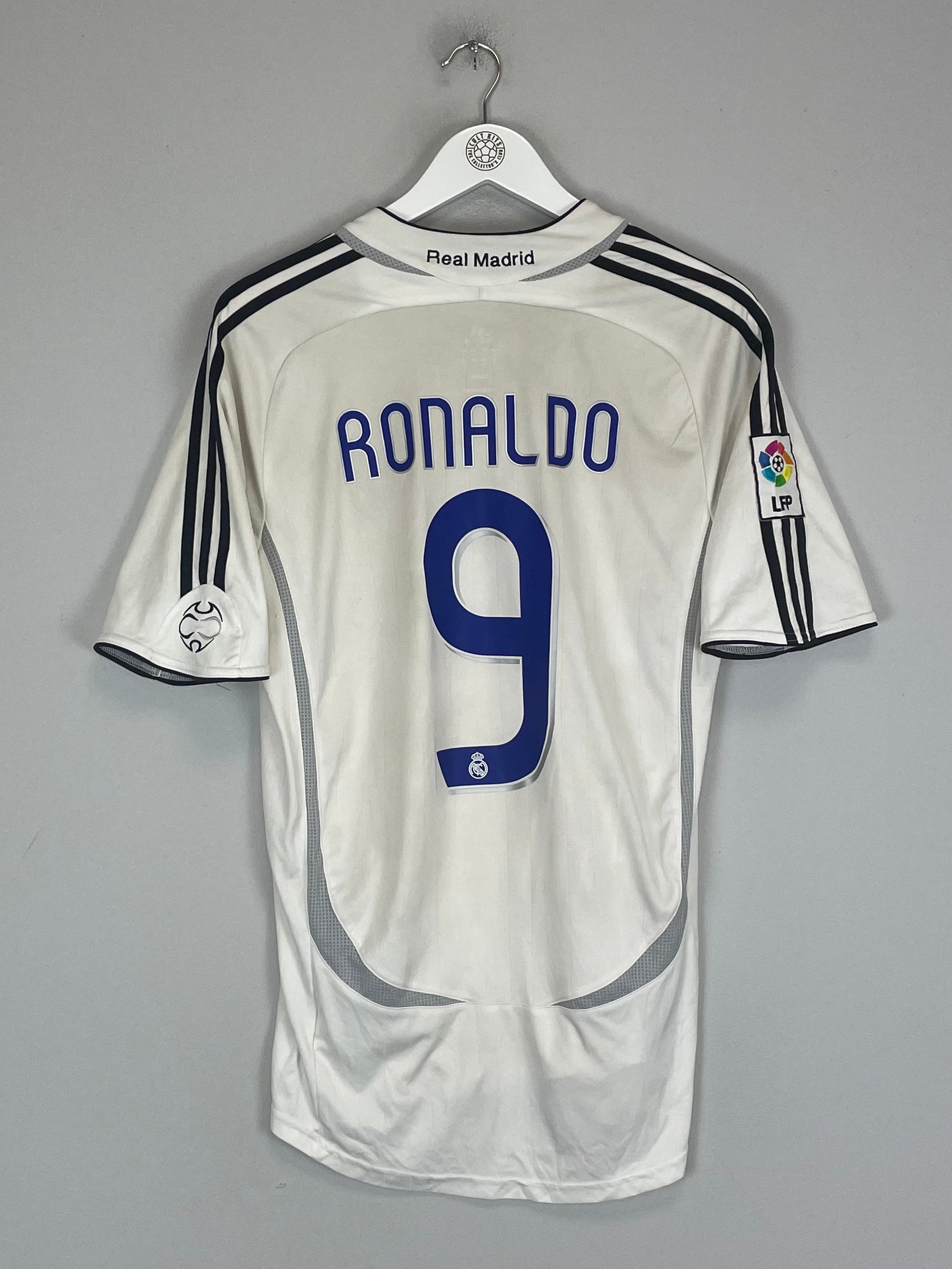 Shop 2006/07 REAL MADRID RONALDO #9 HOME SHIRT (M) ADIDAS, classic football shirts, vintage football shirts & retro soccer jerseys at Cult Kits