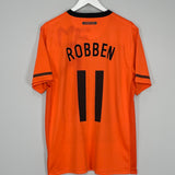 Shop 2010/11 NETHERLANDS ROBBEN #11 HOME SHIRT (L) NIKE, classic football shirts, vintage football shirts & retro soccer jerseys at Cult Kits