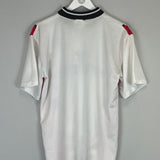 Shop 1996/97 HAMBURG HOME SHIRT (L) UHLSPORT, classic football shirts, vintage football shirts & retro soccer jerseys at Cult Kits