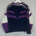 Shop 1997/98 REAL MADRID TRACK JACKET (M) KELME, classic football shirts, vintage football shirts & retro soccer jerseys at Cult Kits