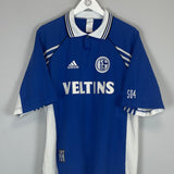Shop 1998/00 SCHALKE HOME SHIRT (XL) ADIDAS, classic football shirts, vintage football shirts & retro soccer jerseys at Cult Kits