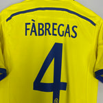 Shop 2014/15 CHELSEA FABREGAS #4 AWAY SHIRT (M) ADIDAS, classic football shirts, vintage football shirts & retro soccer jerseys at Cult Kits