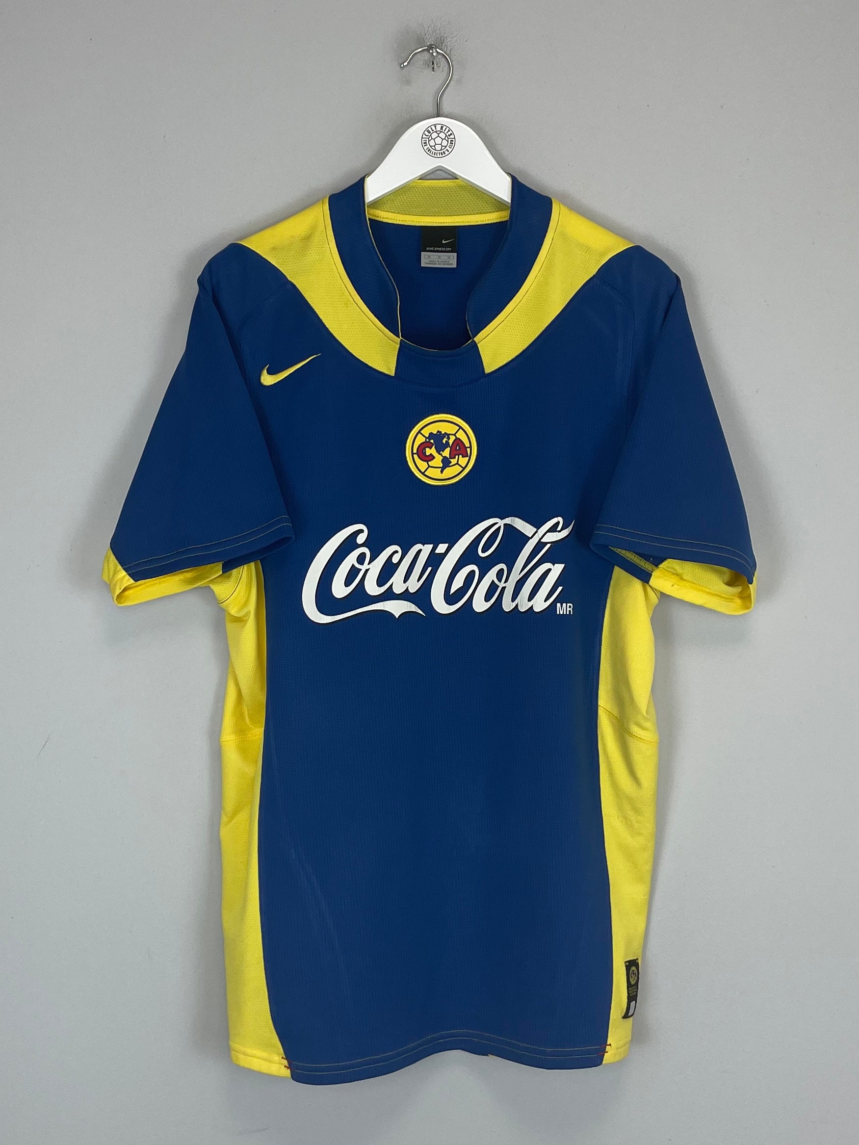 Shop 2004/05 CLUB AMERICA AWAY SHIRT (XL) NIKE, classic football shirts, vintage football shirts & retro soccer jerseys at Cult Kits