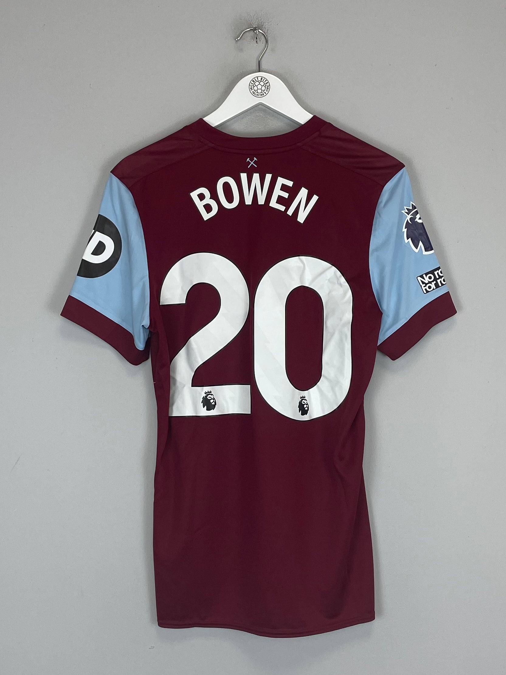 Shop 2023/24 WEST HAM BOWEN #20 *MATCH WORN* HOME SHIRT (M) UMBRO, classic football shirts, vintage football shirts & retro soccer jerseys at Cult Kits