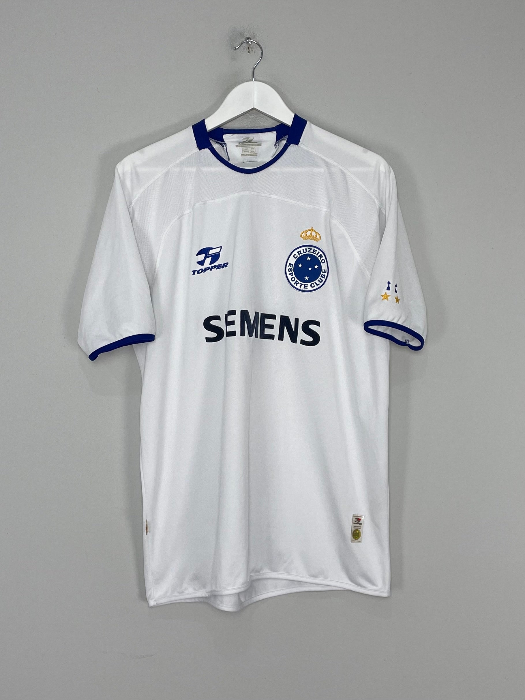 Shop 2005/06 CRUZEIRO #9 AWAY SHIRT (XL) TOPPER, classic football shirts, vintage football shirts & retro soccer jerseys at Cult Kits