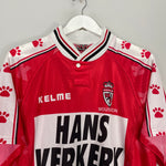 Shop 1998/99 ROYAL EXCEL MOUSCRON #13 HOME SHIRT (L) KELME, classic football shirts, vintage football shirts & retro soccer jerseys at Cult Kits