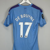 Shop 2019/20 MANCHESTER CITY DE BRUYNE #17 *MATCH WORN* HOME SHIRT (M) PUMA, classic football shirts, vintage football shirts & retro soccer jerseys at Cult Kits