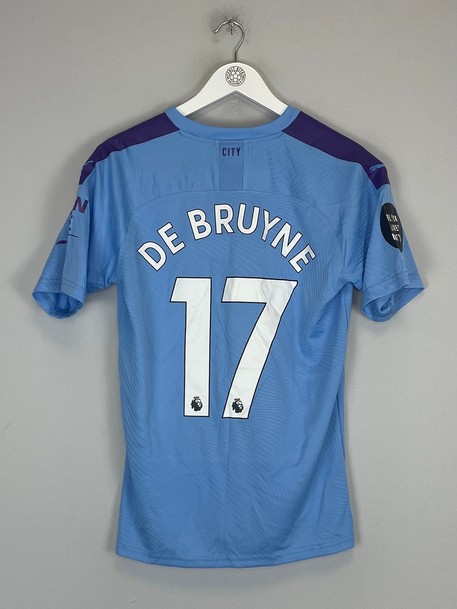 Shop 2019/20 MANCHESTER CITY DE BRUYNE #17 *MATCH WORN* HOME SHIRT (M) PUMA, classic football shirts, vintage football shirts & retro soccer jerseys at Cult Kits