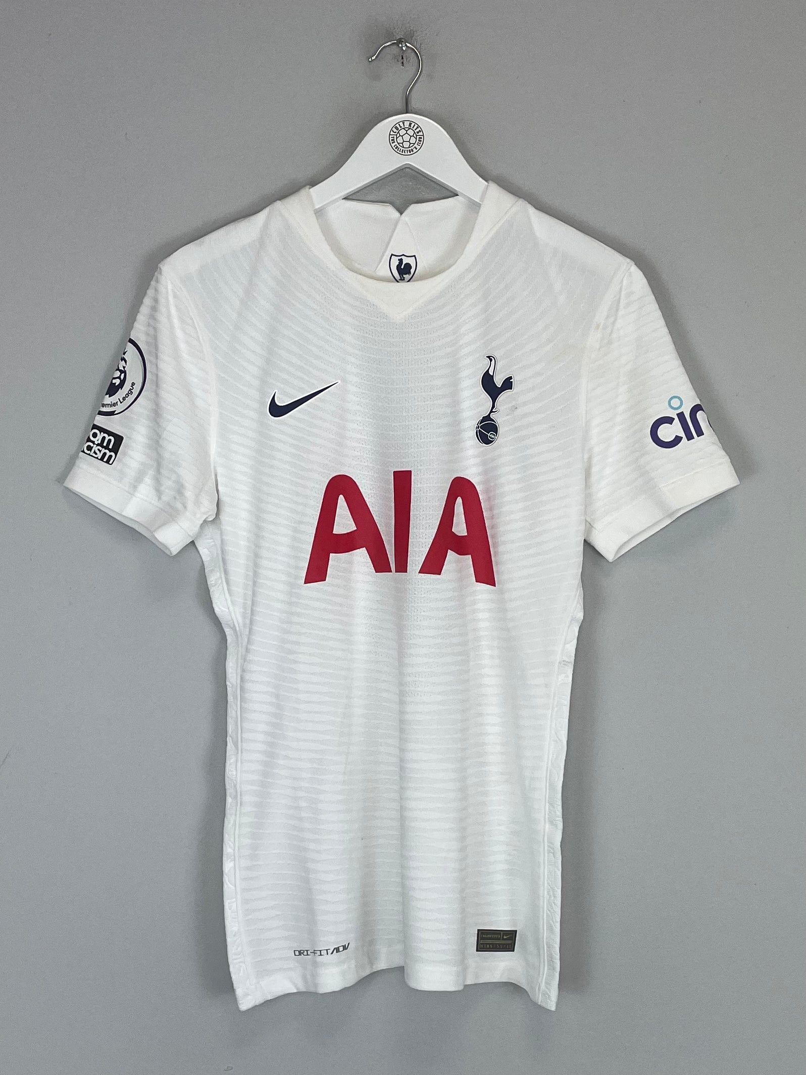 Shop 2021/22 TOTTENHAM SON #7 *MATCH WORN* HOME SHIRT (M) NIKE, classic football shirts, vintage football shirts & retro soccer jerseys at Cult Kits
