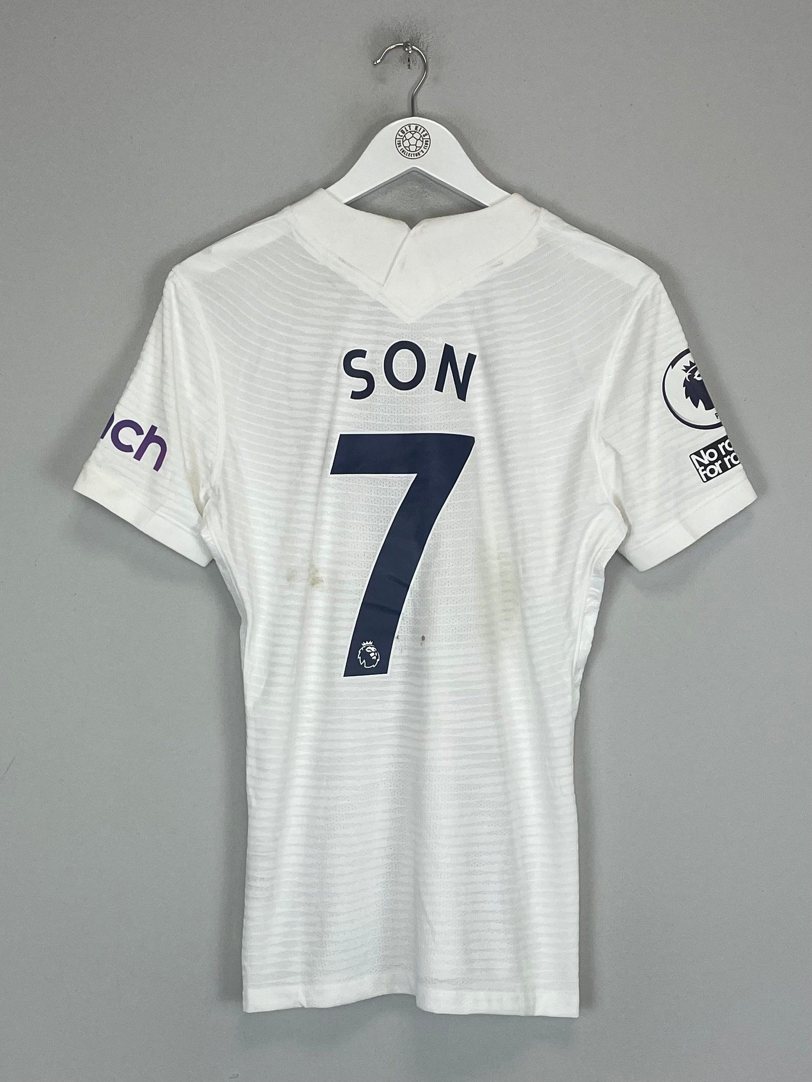 Shop 2021/22 TOTTENHAM SON #7 *MATCH WORN* HOME SHIRT (M) NIKE, classic football shirts, vintage football shirts & retro soccer jerseys at Cult Kits