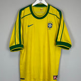 1998/00 BRAZIL HOME SHIRT (XL) NIKE