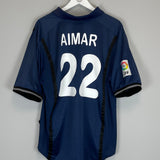 2000/01 VALENCIA AIMAR #21 AWAY SHIRT (L) NIKE
